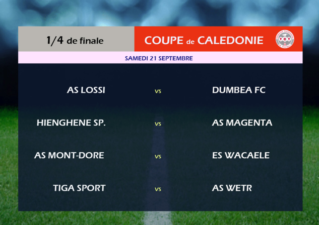 Les chocs des QUARTS sont connus / COUPE de CALEDONIE