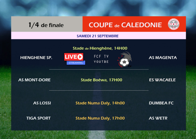 Hienghène vs Magenta - 1/4 de finale de Coupe / VIDEO Hienghène vs Magenta - 1/4 de finale de Coupe / VIDEO