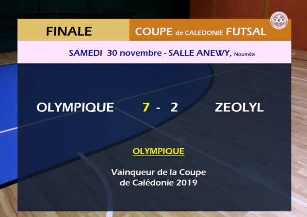 L' OLYMPIQUE remporte sa 6ème COUPE de CALEDONIE FUTSAL / VIDEO