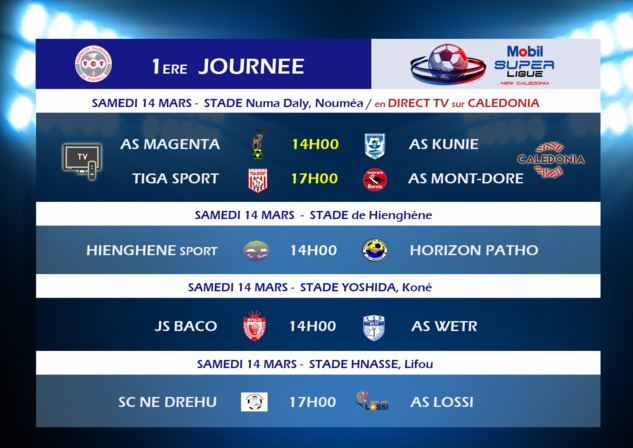 La MOBIL SUPER LIGUE est de retour / Programme 1ère journée (2 rencontres TV) La MOBIL SUPER LIGUE est de retour / Programme 1ère journée (2 rencontres TV)