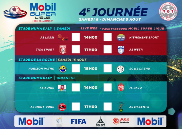De belles affiches en perspective / Mobil Super Ligue - Journée 4 / LIVE VIDEO WEB De belles affiches en perspective / Mobil Super Ligue - Journée 4 / LIVE VIDEO WEB