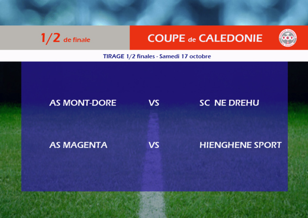 MAGENTA-HIENGHENE et MONT DORE - NE DREHU / Tirage 1/2 finale COUPE de CALEDONIE MAGENTA-HIENGHENE et MONT DORE - NE DREHU / Tirage 1/2 finale COUPE de CALEDONIE