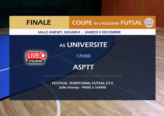 PAROLES de CAPITAINES / Finale COUPE de Calédonie FUTSAL - ce samedi 5 décembre (17h) / LIVE streaming VIDEO PAROLES de CAPITAINES / Finale COUPE de Calédonie FUTSAL - ce samedi 5 décembre (17h) / LIVE streaming VIDEO