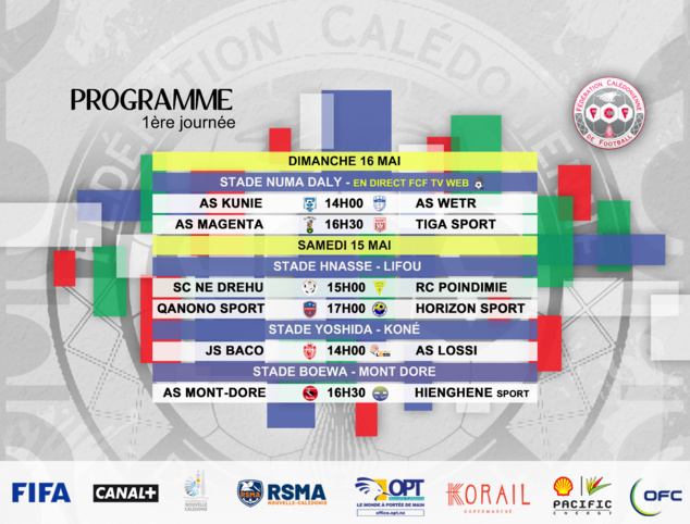 Pas de répits pour la SUPER LIGUE / Programme Journée 1 (reprogrammation) Pas de répits pour la SUPER LIGUE / Programme Journée 1 (reprogrammation)
