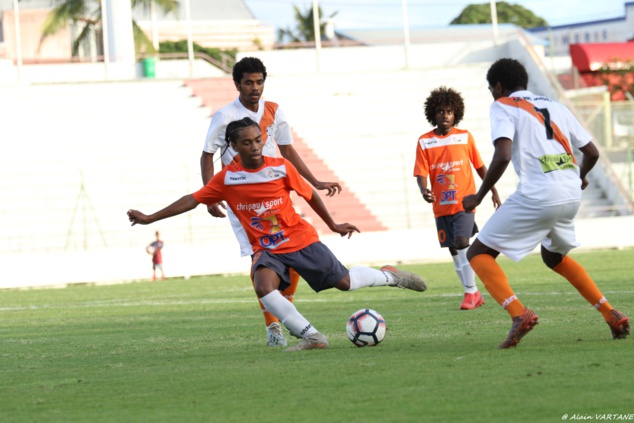 Ne Drehu et Lössi n'ont pu se départager jeudi lors de la 6ème journée du Championnat FCF U18 /Photo archive 2020 : Alain VARTANE