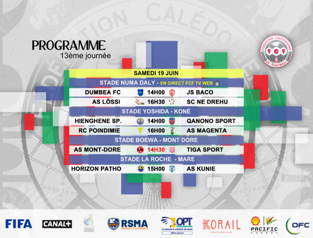 Programme du week-end / SUPER LIGUE (J13) - SUPER LIGUE FUTSAL (J12) Programme du week-end / SUPER LIGUE (J13) - SUPER LIGUE FUTSAL (J12)