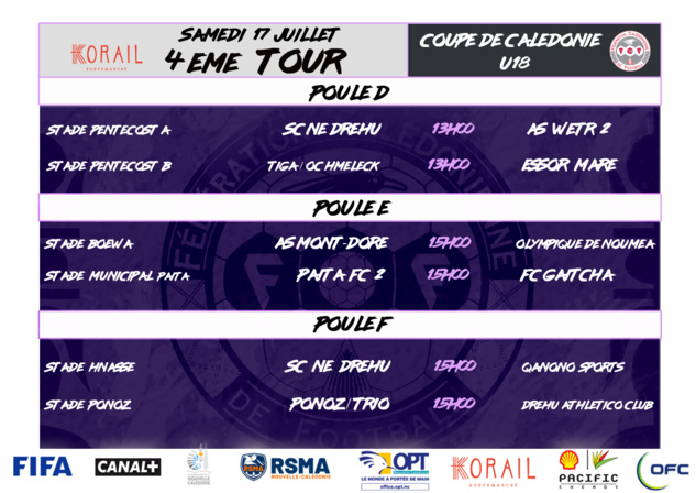 Programme du week-end / SUPER LIGUE J14 + FUTSAL J5 + Coupe U18 (4ème tour) Programme du week-end / SUPER LIGUE J14 + FUTSAL J5 + Coupe U18 (4ème tour)