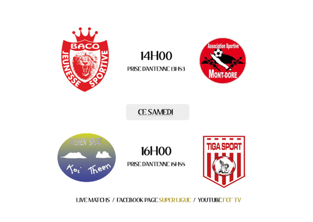 Programme du week-end / SUPER LIGUE (J18 - LIVE MATCHS) + FUTSAL (J16) + U18 (J8) Programme du week-end / SUPER LIGUE (J18 - LIVE MATCHS) + FUTSAL (J16) + U18 (J8)