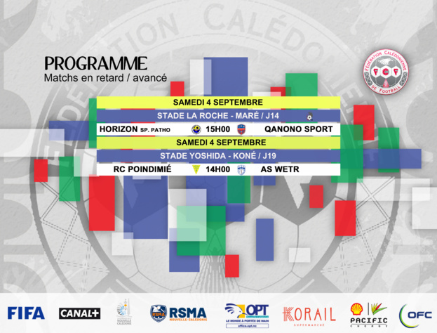 Programme du week-end : COUPE - SUPER LIGUE - FUTSAL - U18