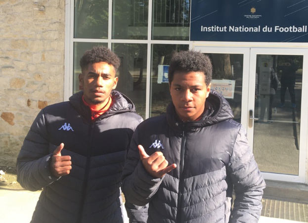 Nolhann ALEBATE et Luc Robert BOUANO sont à CLAIREFONTAINE / Tournoi Interligues FFF (U15) 