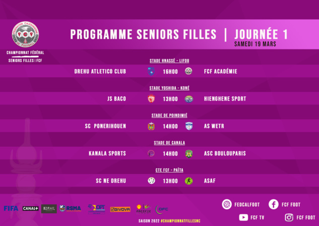 Le foot féminin tient enfin son championnat fédéral à 11 | Coup d'envoi ce samedi 19 mars | PROGRAMME Le foot féminin tient enfin son championnat fédéral à 11 | Coup d'envoi ce samedi 19 mars | PROGRAMME