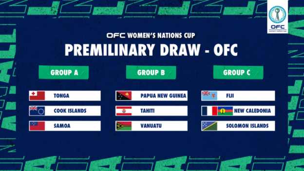 Les calédoniennes face aux FIDJI et aux SALOMON | Tirage au sort Les calédoniennes face aux FIDJI et aux SALOMON | Tirage au sort