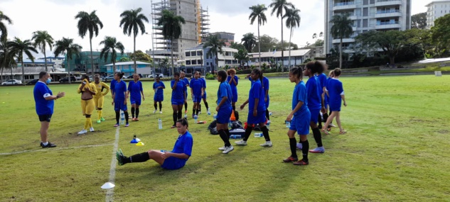 L'équipe Féminine NC est bien arrivée à SUVA | Qualifications OFC - Sélection A Féminine