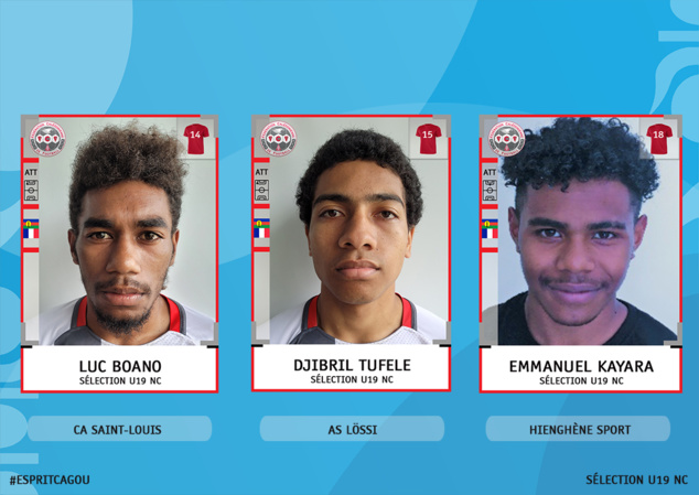 LA LISTE DES 23 CAGOUS | SELECTION U19 NC | OFFICIEL FCF LA LISTE DES 23 CAGOUS | SELECTION U19 NC | OFFICIEL FCF
