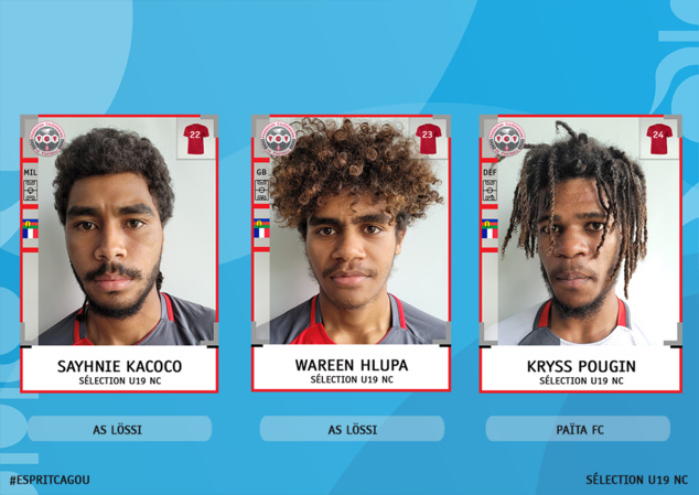 LA LISTE DES 23 CAGOUS | SELECTION U19 NC | OFFICIEL FCF