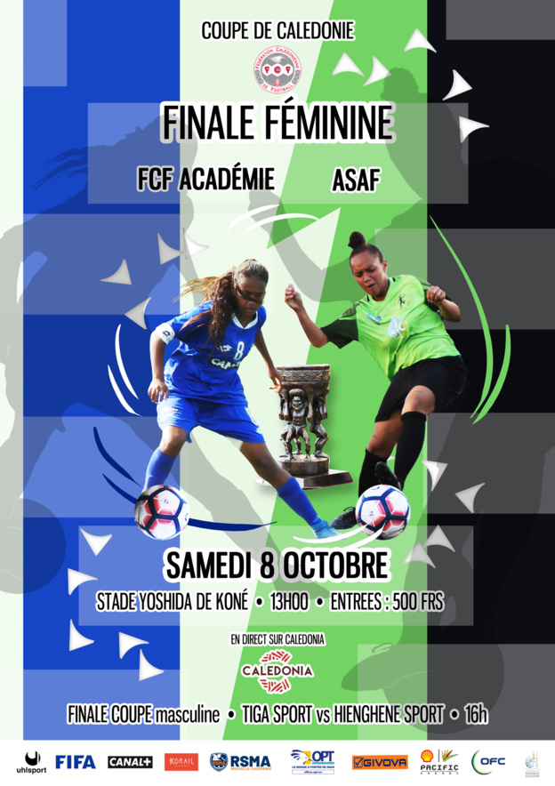 A l'heure de la Jeunesse ? | Finale de la Coupe de Calédonie Féminine (ce samedi - 13H00 | DIRECT TV) A l'heure de la Jeunesse ? | Finale de la Coupe de Calédonie Féminine (ce samedi - 13H00 | DIRECT TV)