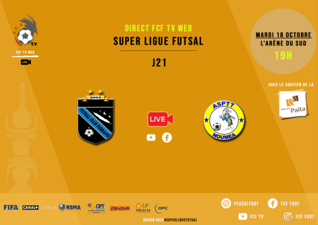 Un choc ASPTT-FERRAND dès les 1/8èmes | TIRAGE des 1/8èmes de finale | COUPE DE CALEDONIE FUTSAL 