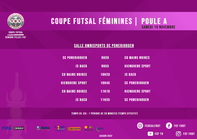 Coup de BOOST pour le football féminin | COUPE Fédérale FUTSAL (seniors) - Programme FCF Coup de BOOST pour le football féminin | COUPE Fédérale FUTSAL (seniors) - Programme FCF