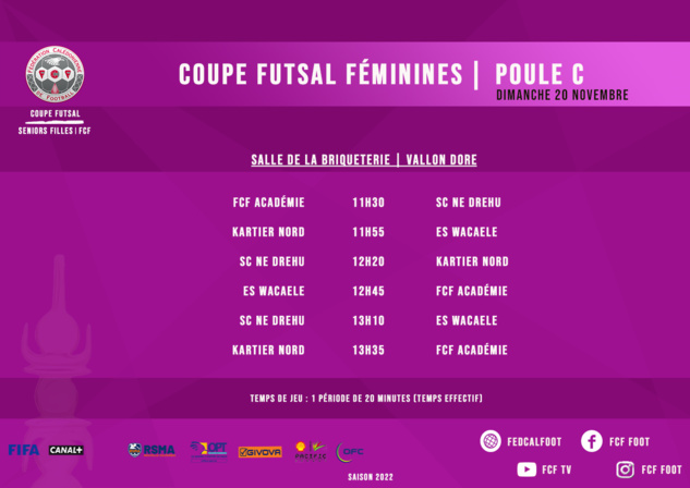 Coup de BOOST pour le football féminin | COUPE Fédérale FUTSAL (seniors) - Programme FCF Coup de BOOST pour le football féminin | COUPE Fédérale FUTSAL (seniors) - Programme FCF
