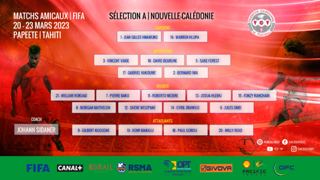 C'est parti pour TAHITI | SELECTION A | Matchs amicaux (FIFA) C'est parti pour TAHITI | SELECTION A | Matchs amicaux (FIFA)