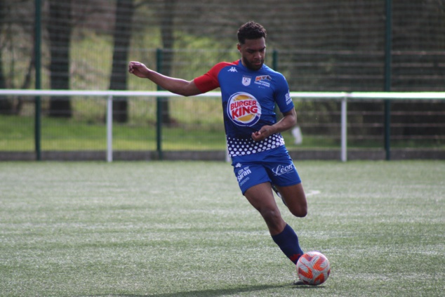 Cameron WADENGES, ici sous les couleurs de son club de l'USM SARAN en Régional 2 (équipe réserve). Crédit Photo : USM SARAN