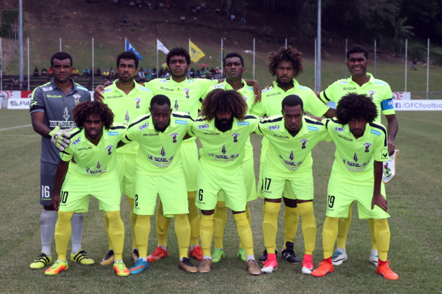 Cameron WADENGE et l'AS MAGENTA lors de la Champions League OFC 2018, à Honiara (Solomon Islands) Cameron WADENGE et l'AS MAGENTA lors de la Champions League OFC 2018, à Honiara (Solomon Islands)