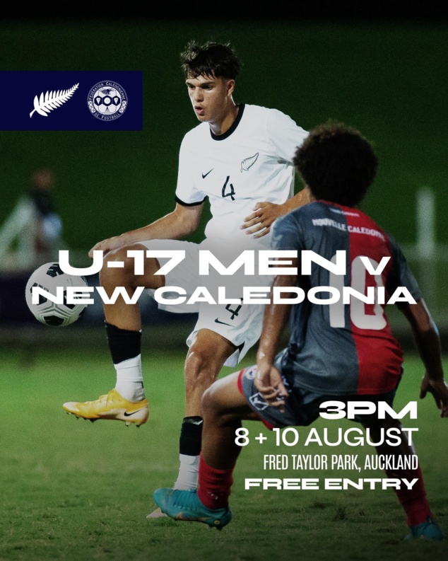 Les U17 cagous font nul puis perdent contre la Nouvelle-Zélande (1-1 et 0-3) | Sélection U17 NC - préparation | Stage de préparation à Auckland