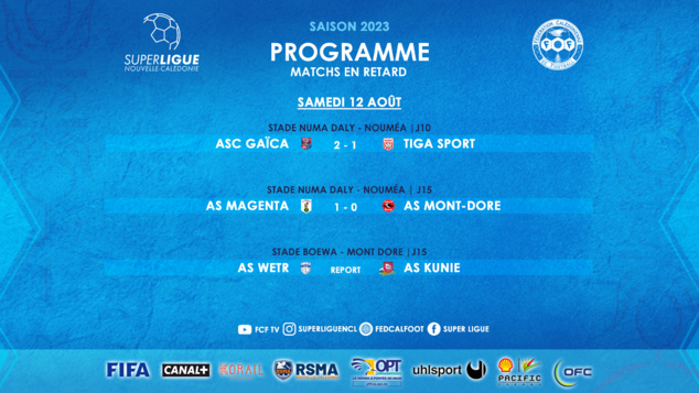 GAÏCA prend la tête de la SUPER LIGUE | Matchs en retard (Résultats - Classement)