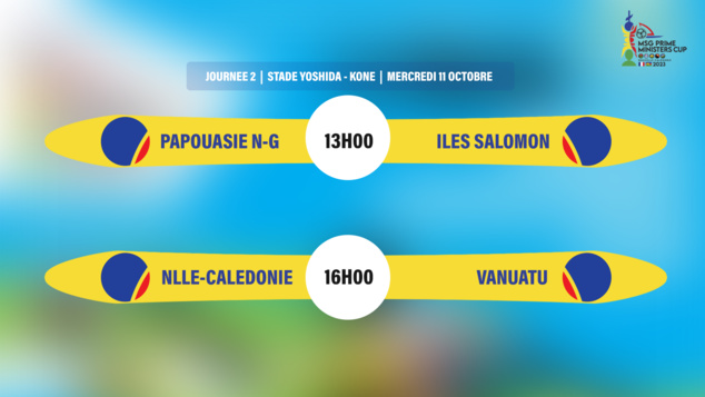 La suite de la MSG CUP : c'est ce mercredi à Koné | Programme - Classement | MSG PRIME MINISTER CUP (J2) La suite de la MSG CUP : c'est ce mercredi à Koné | Programme - Classement | MSG PRIME MINISTER CUP (J2)