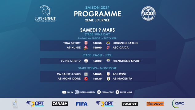 Le PROGRAMME des 4 premières journées | SUPER LIGUE 2024