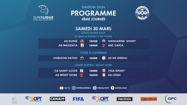 Le PROGRAMME des 4 premières journées | SUPER LIGUE 2024