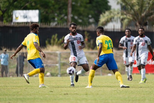 Crédit OFC. Le jeune Gérard WAIA a encore été décisif lors de son entrée en jeu, face aux Salomon
