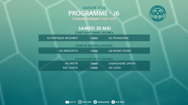 Championnat U-17 FCF [Saison 2026]