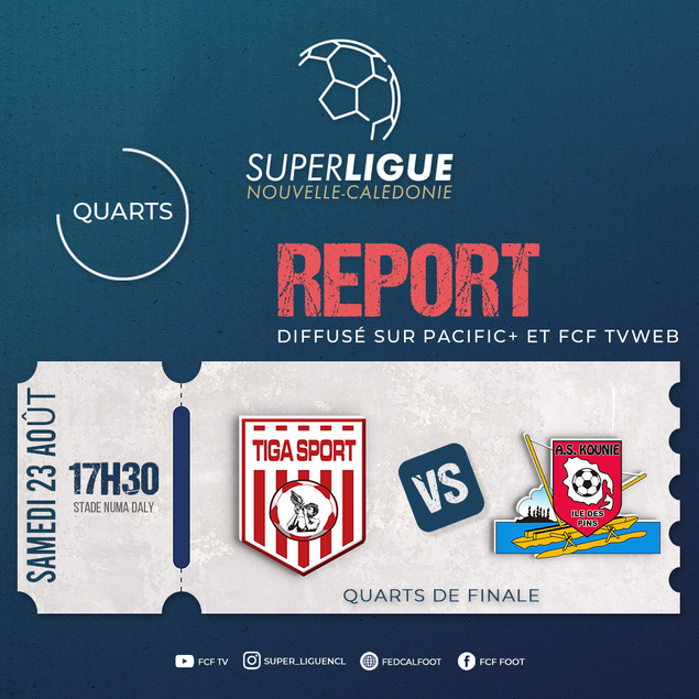 TIGA-KUNIÉ reporté (avions)