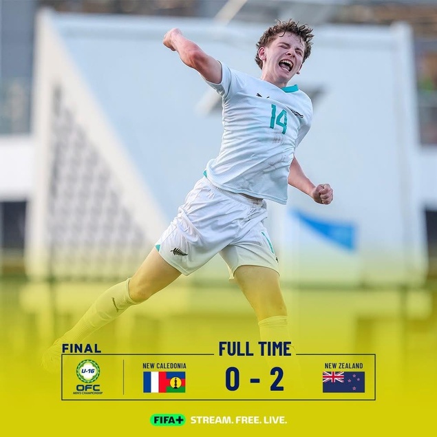 Les U16 calédoniens vice-champions d'Océanie | Tournoi U16-OFC