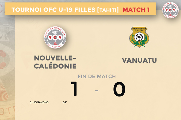 Succès in extremis face au VANUATU (1-0) | Tournoi U19-Féminin OFC (match 1) Succès in extremis face au VANUATU (1-0) | Tournoi U19-Féminin OFC (match 1)