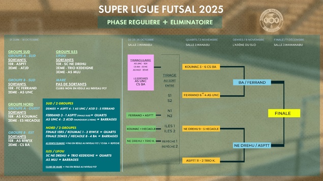 BA-FERRAND et NE DREHU-ASPTT au programme des DEMIES | Super Ligue Futsal = ce samedi 8/11 [Directs - FCF TV]