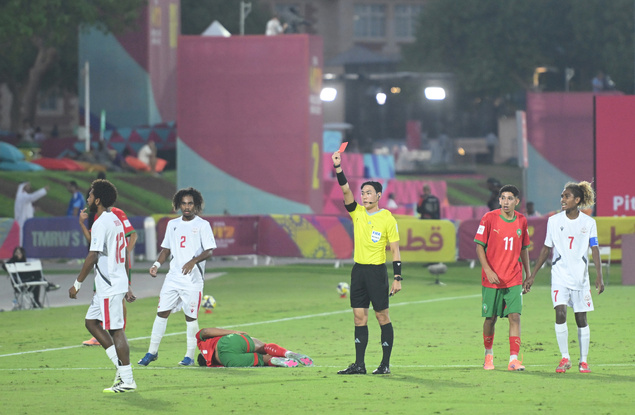 L'expulsion (logique) de DREUKO à la 22ème aura été le tournant de cette rencontre.