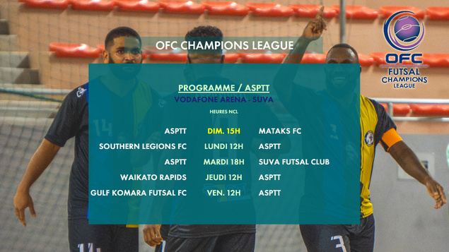 L'ASPTT remet son titre en jeu à SUVA (Fidji) | Champions League OFC - coup d'envoi ce dimanche