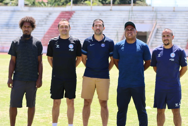 Légende photo (ci-dessous). Le club de Mulhouse est de nouveau sur le caillou après sa venue en 2012, toujours lors d'un 7ème tour de Coupe de France. Crédit FCF