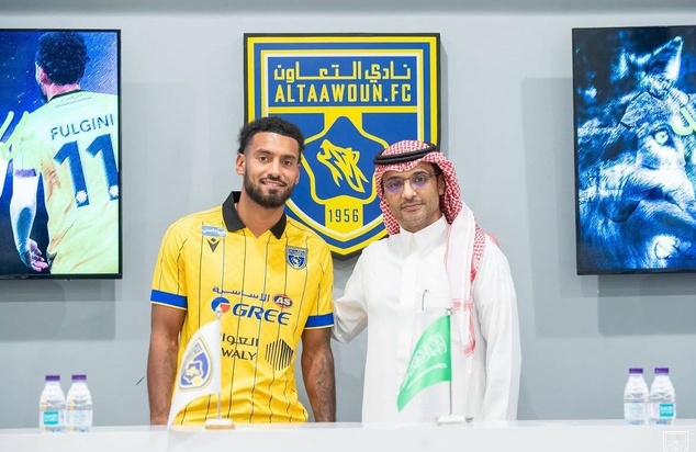 Angelo FULGINI joue actuellement avec le club d'ALTAAWOUN FC en Arabie Saoudite. Angelo FULGINI joue actuellement avec le club d'ALTAAWOUN FC en Arabie Saoudite.