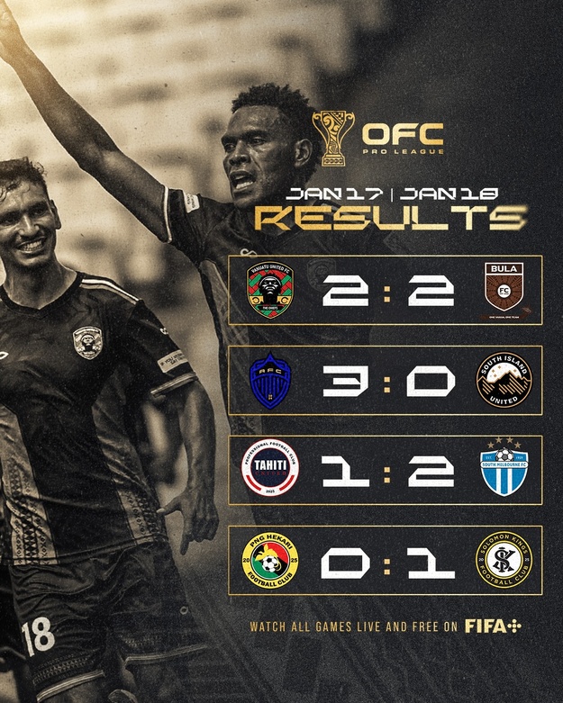 TAHITI UNITED battu d'entrée, MÉDÉRIC LACOUR au centre ce mardi | OFC PRO LEAGUE TAHITI UNITED battu d'entrée, MÉDÉRIC LACOUR au centre ce mardi | OFC PRO LEAGUE