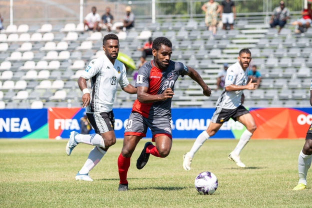 Gérard WAIA sous le maillot calédonien. Crédit Photo OFC Gérard WAIA sous le maillot calédonien. Crédit Photo OFC