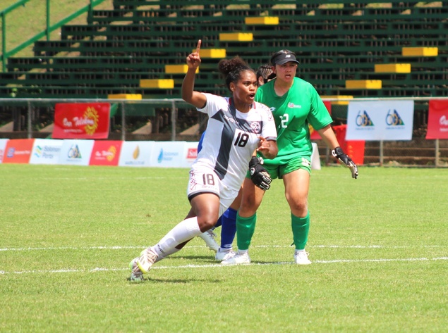 Marie-Laure PALENE arrivera directement aux Fidji - depuis la métropole - ce mercredi, à deux jours de la première rencontre de la Calédonie face aux fidjiennes, ce vendredi. Crédit : Jeux du Pacifique 2023