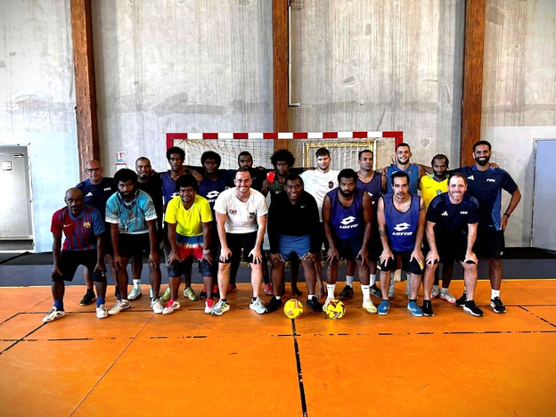 Les arbitres futsal sont d'attaque avant la reprise prévue fin mars ou courant avril. Crédit FCF