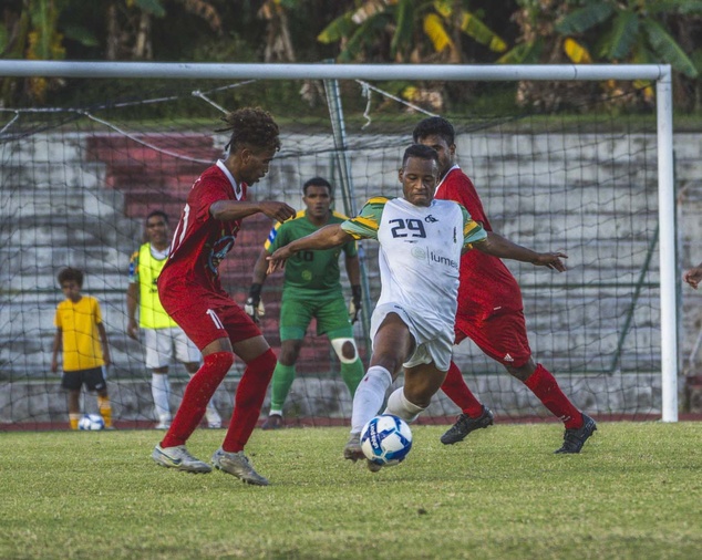 La saison passée, Magenta et Tiga s'était retrouvé en finale de Coupe de Calédonie pour un succès en toute fin de match de l'ASM. Crédit FCF