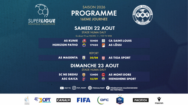 Une 16ème journée en trois temps mais toujours aussi capitale | SUPER LIGUE - Programme J16
