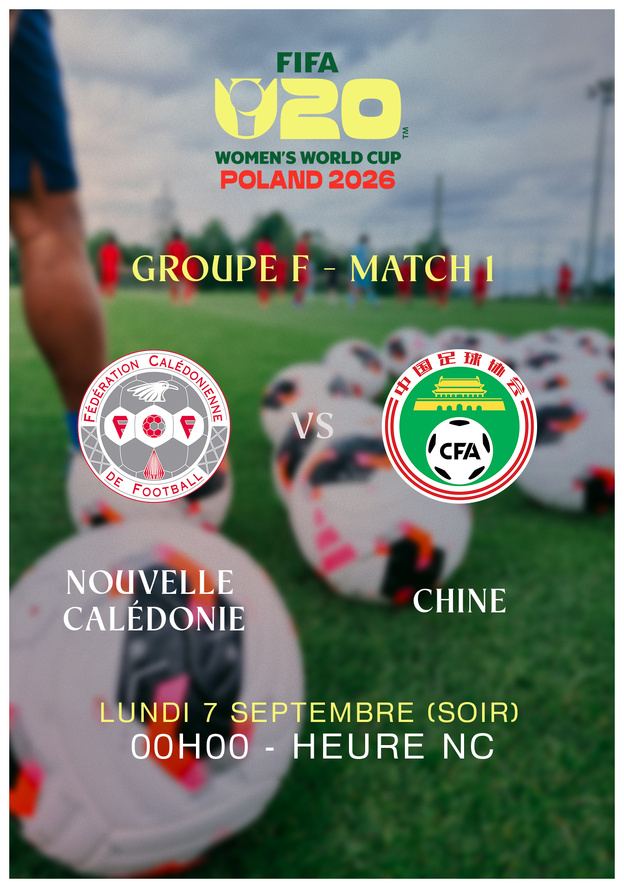 La CHINE comme lancement de ce mondial FIFA historique pour le football cagou | NCL vs CHINE = ce lundi à minuit La CHINE comme lancement de ce mondial FIFA historique pour le football cagou | NCL vs CHINE = ce lundi à minuit