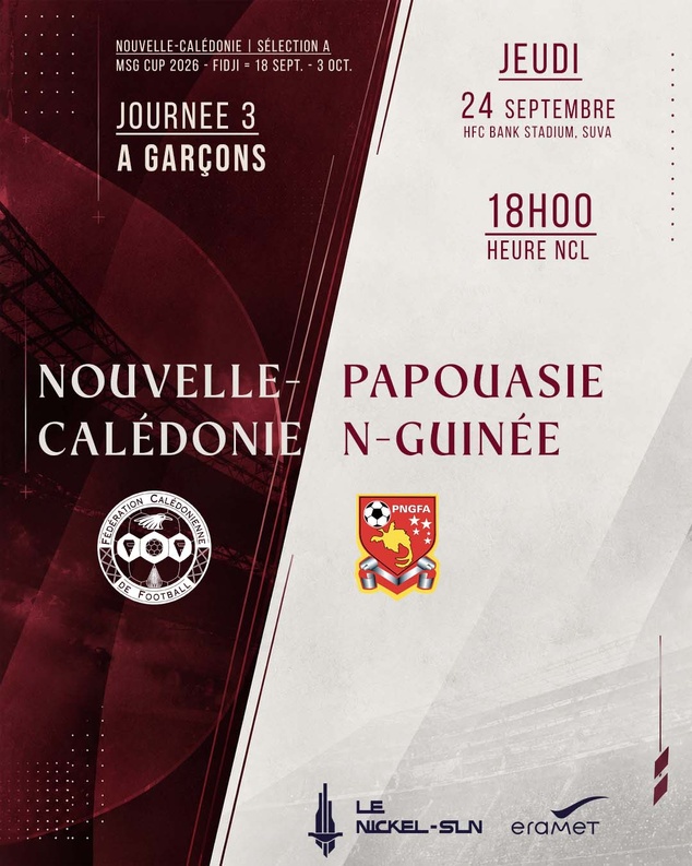 Deuxièmes rencontres à venir pour nos cagous, ces mercredi et jeudi | MSG CUP 2026 (matchs J3)