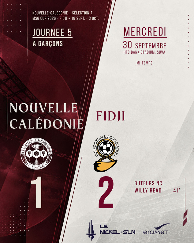 Les filles battues par les Fidji (0-1), les garçons perdent 2 buts à 1 | MSG CUP 2026 (matchs J5) Les filles battues par les Fidji (0-1), les garçons perdent 2 buts à 1 | MSG CUP 2026 (matchs J5)